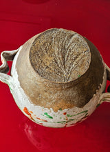 Load image into Gallery viewer, Grande fiasca in terracotta maculata ingobbiata primi &#39;900
