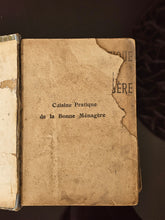 Load image into Gallery viewer, Manuale di cucina &quot;La cuisine pratique de la bonne menagere&quot;
