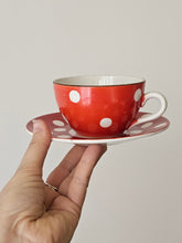 Load image into Gallery viewer, Set da colazione a pois anni 50/60
