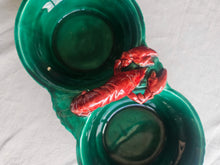Load image into Gallery viewer, Piatto da antipasti in ceramica con aragoste anni 50
