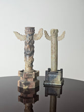 Load image into Gallery viewer, Statuette Huabiao colonne cerimoniali cinesi in pietra saponaria
