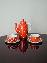 Load image into Gallery viewer, Set da colazione a pois anni 50/60
