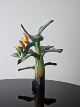 Load image into Gallery viewer, Scultura di pianta di Banano in legno di balsa decorativa anni &#39;50
