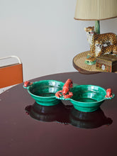 Load image into Gallery viewer, Piatto da antipasti in ceramica con aragoste anni 50

