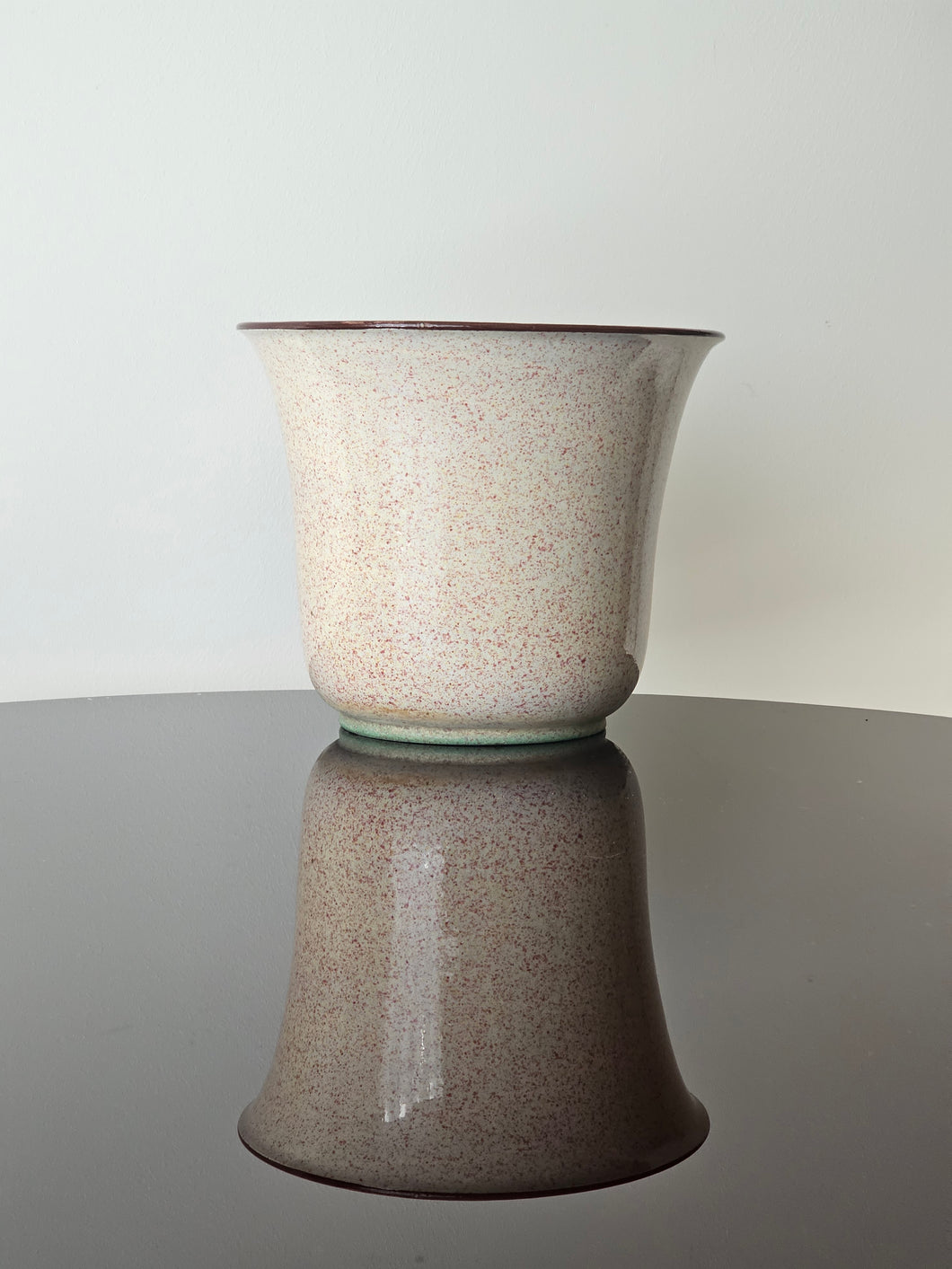 Vaso per piante in ceramica smaltata