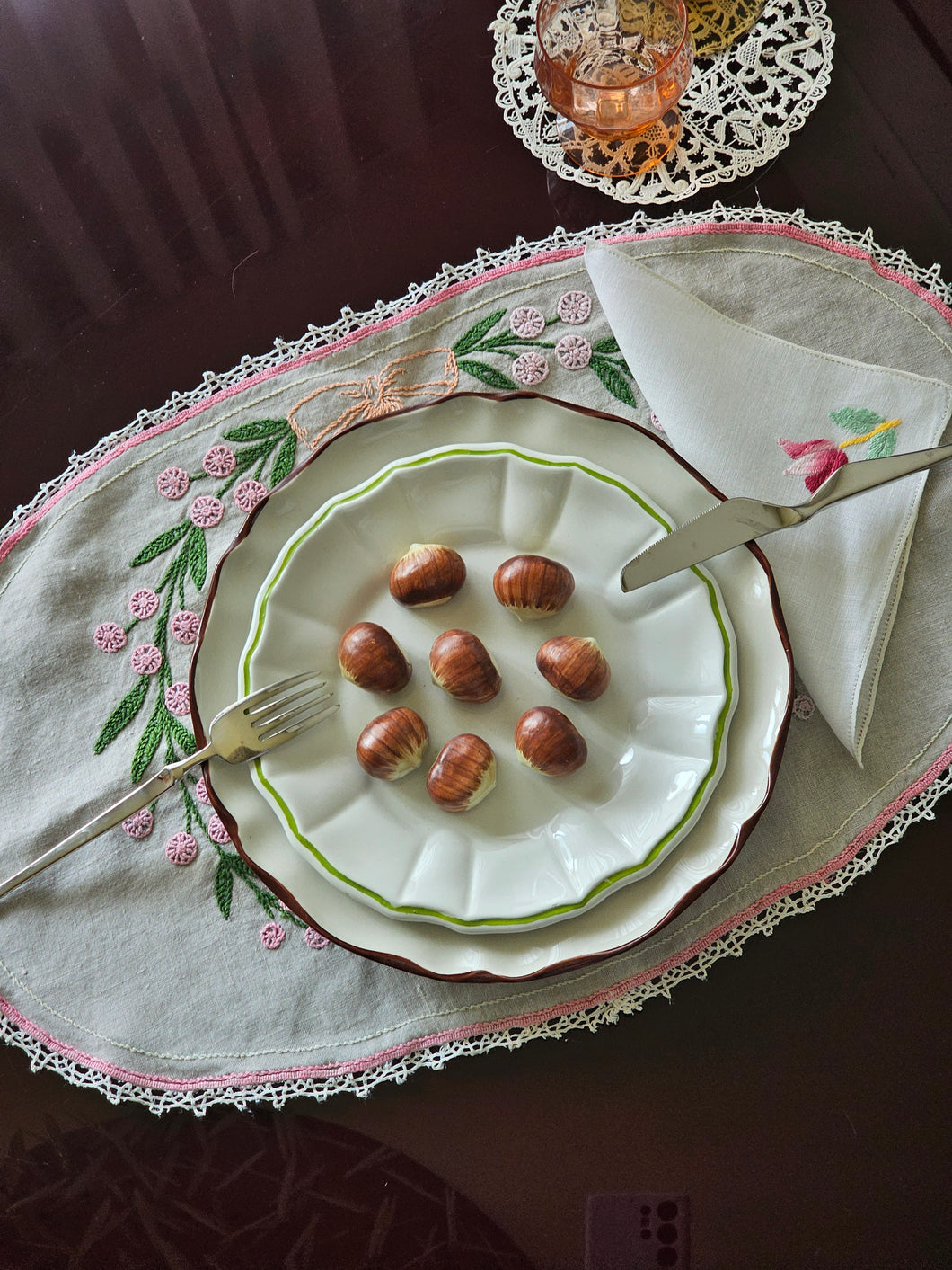 Piatto trompe l'oeil Este Ceramiche